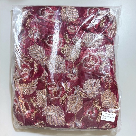 Maniju Lulus Small Winter Gown Bridesmaid Maid of Honor Prom Wedding Guest Dress - Picture 6 of 9